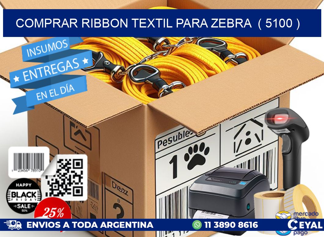 COMPRAR RIBBON TEXTIL PARA ZEBRA  ( 5100 )