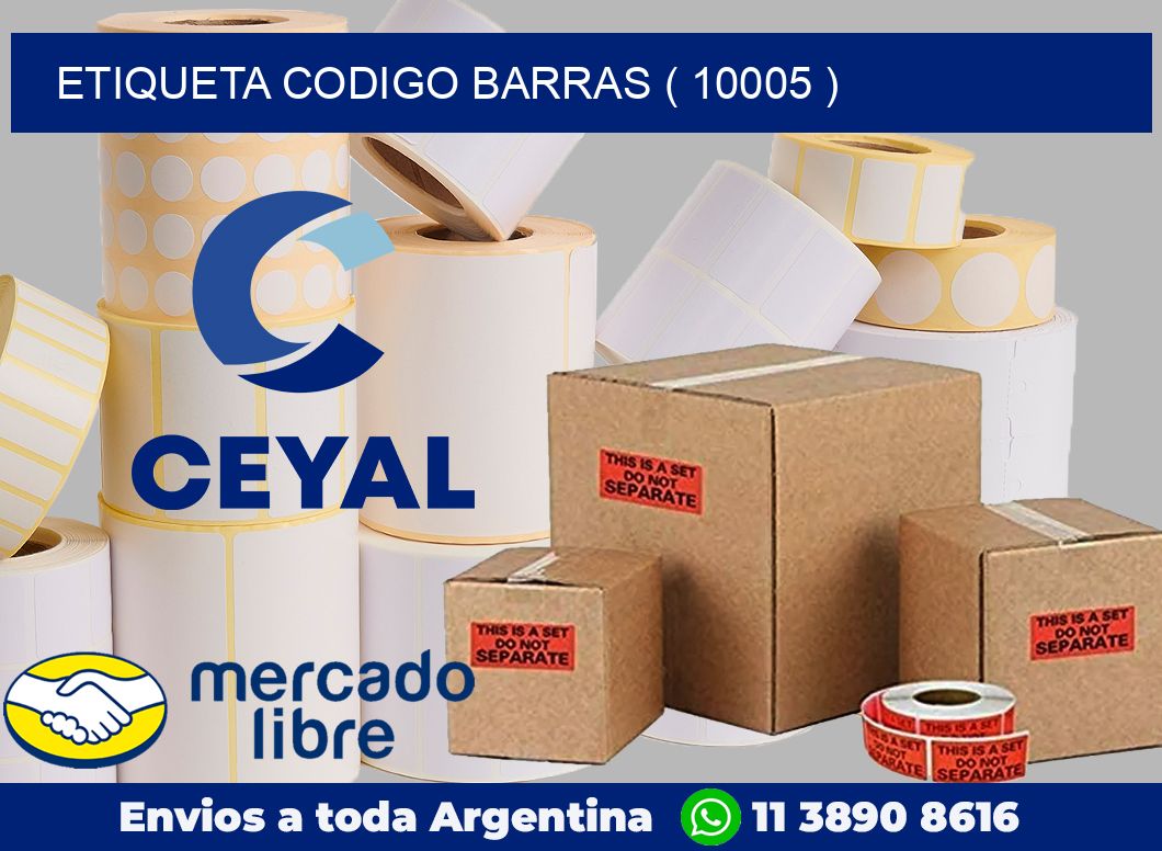 ETIQUETA CODIGO BARRAS ( 10005 )