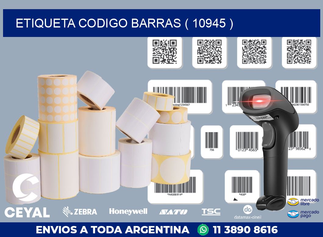 ETIQUETA CODIGO BARRAS ( 10945 )