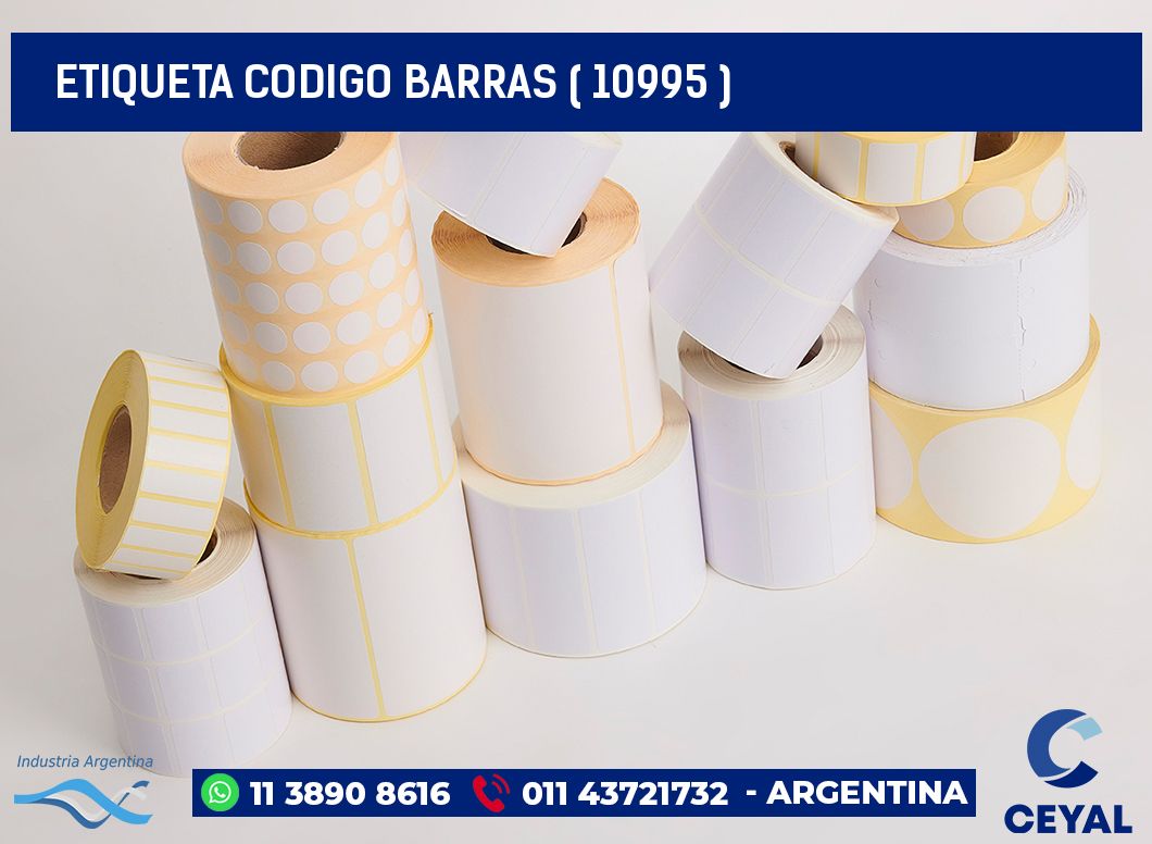 ETIQUETA CODIGO BARRAS ( 10995 )