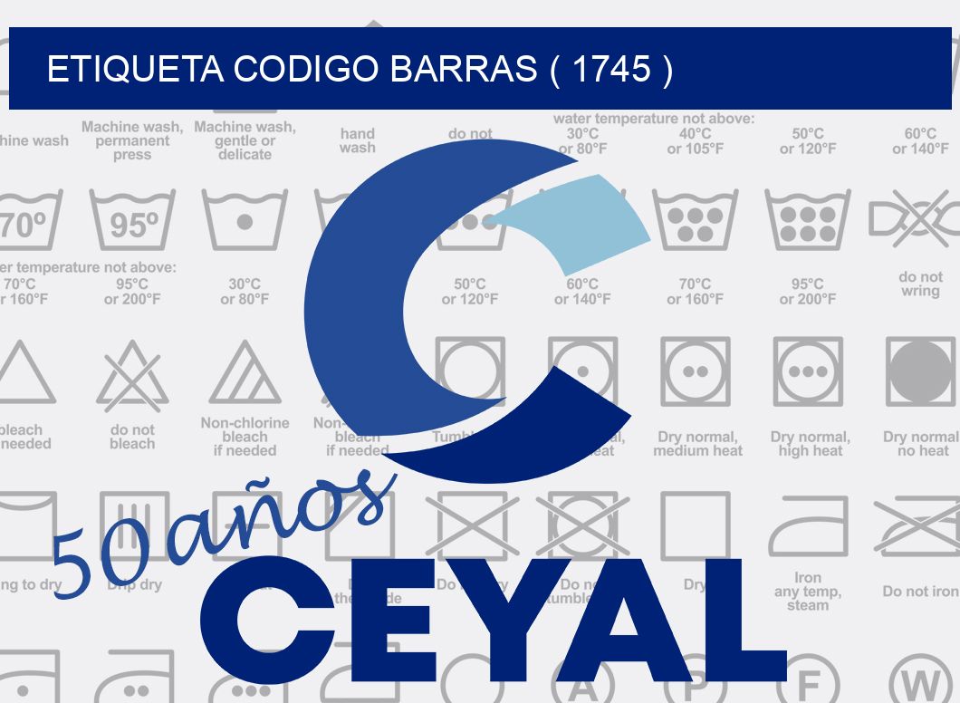 ETIQUETA CODIGO BARRAS ( 1745 )