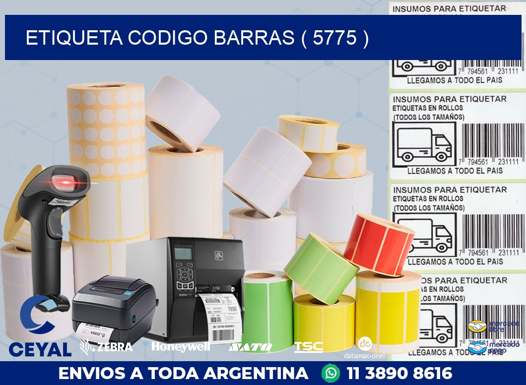 ETIQUETA CODIGO BARRAS ( 5775 )