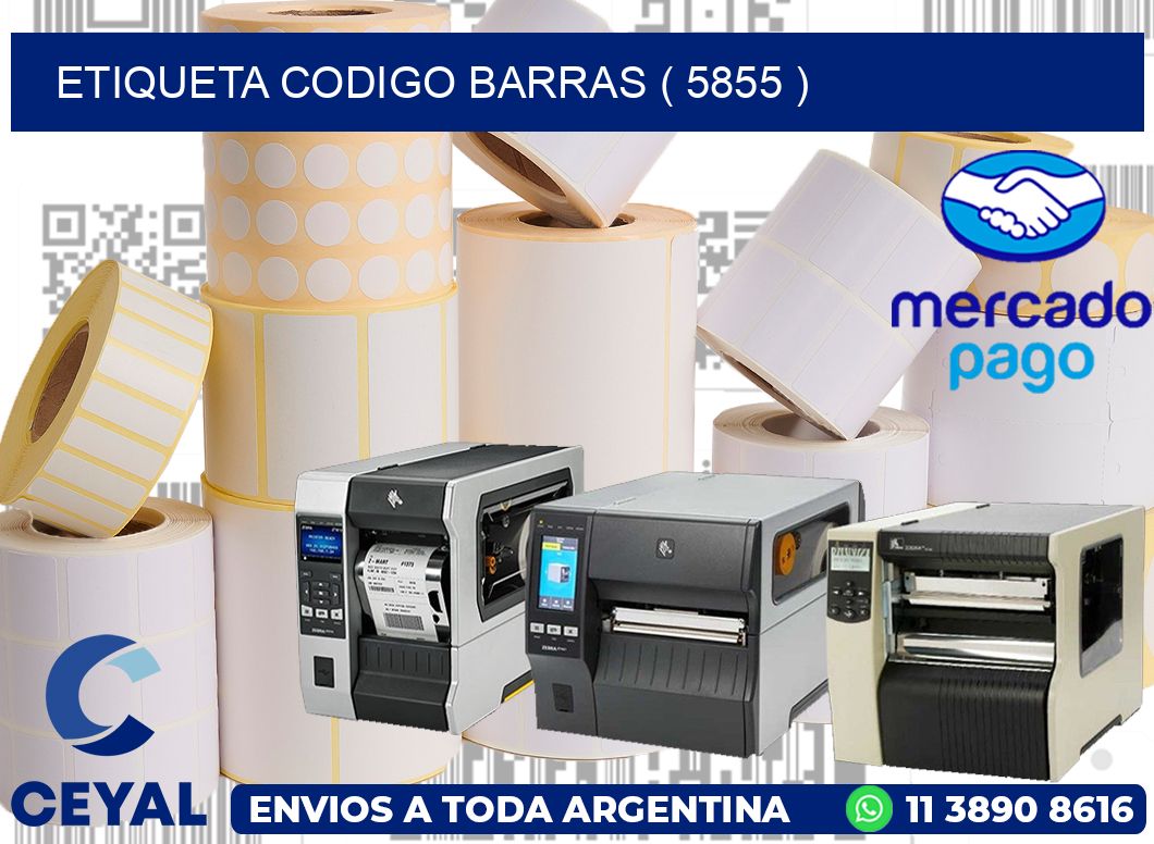 ETIQUETA CODIGO BARRAS ( 5855 )