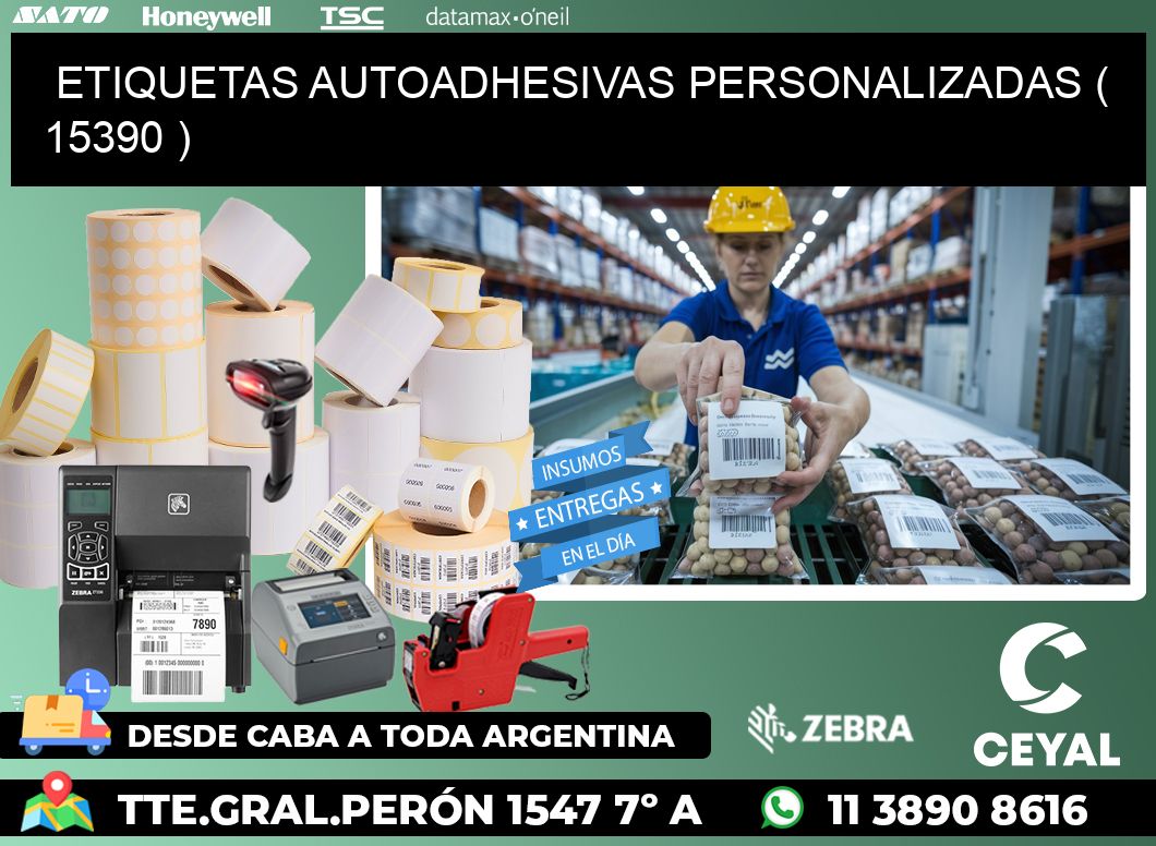ETIQUETAS AUTOADHESIVAS PERSONALIZADAS ( 15390 )