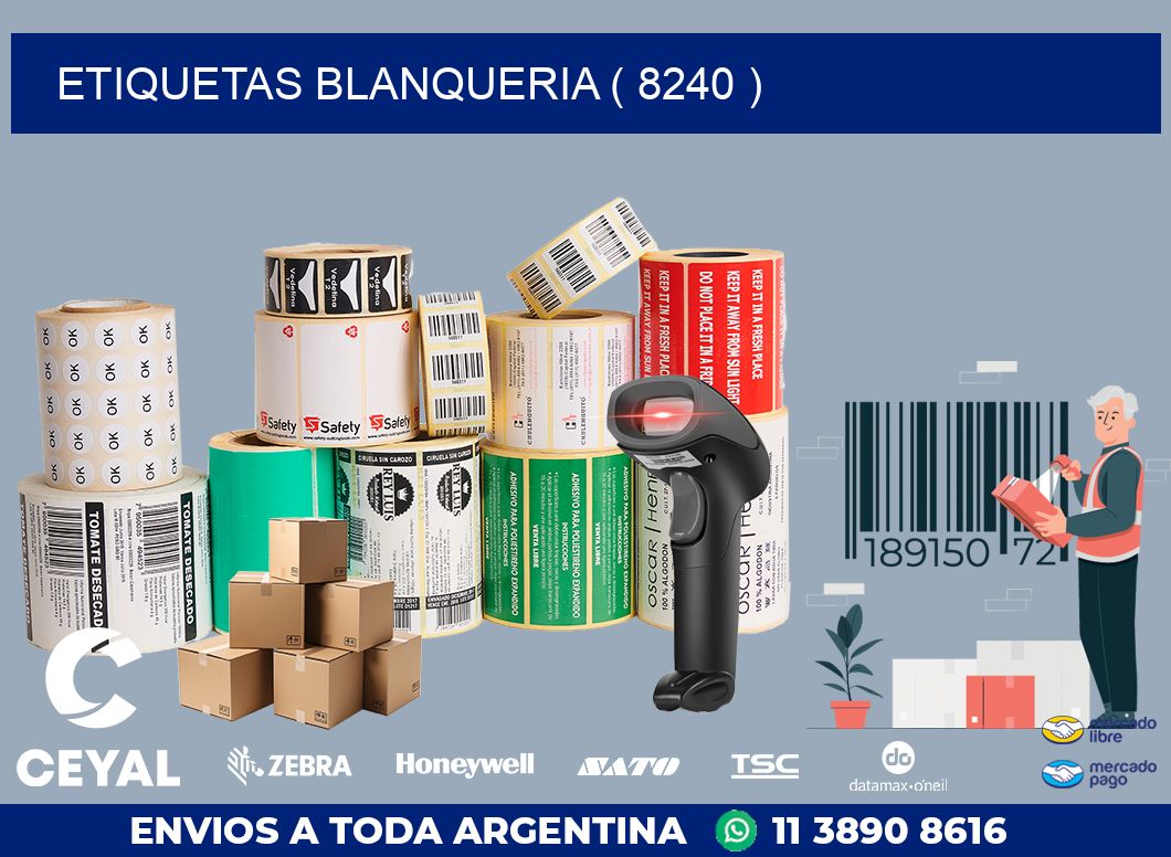 ETIQUETAS BLANQUERIA ( 8240 )
