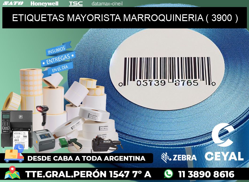 ETIQUETAS MAYORISTA MARROQUINERIA ( 3900 )