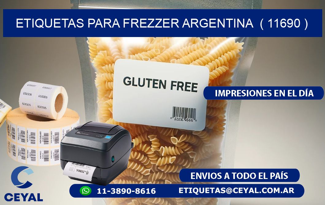 ETIQUETAS PARA FREZZER ARGENTINA  ( 11690 )