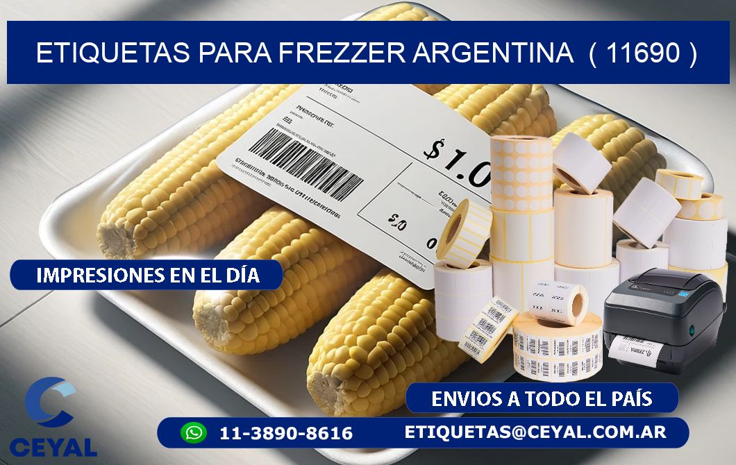 ETIQUETAS PARA FREZZER ARGENTINA  ( 11690 )