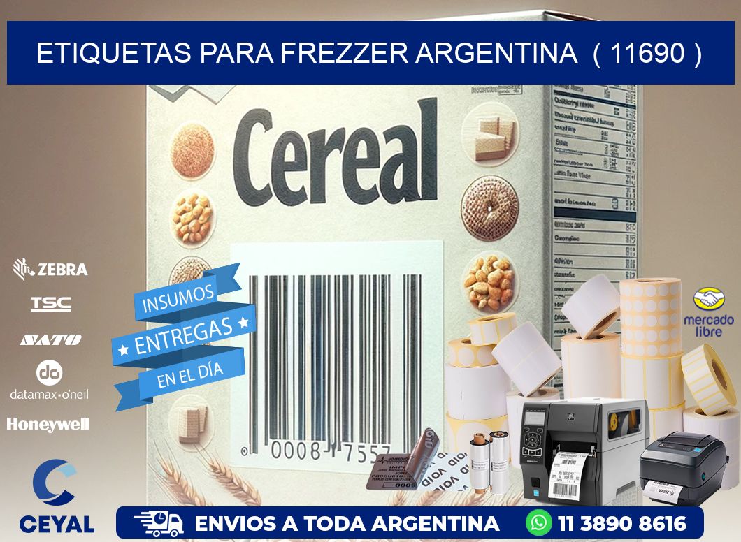 ETIQUETAS PARA FREZZER ARGENTINA  ( 11690 )