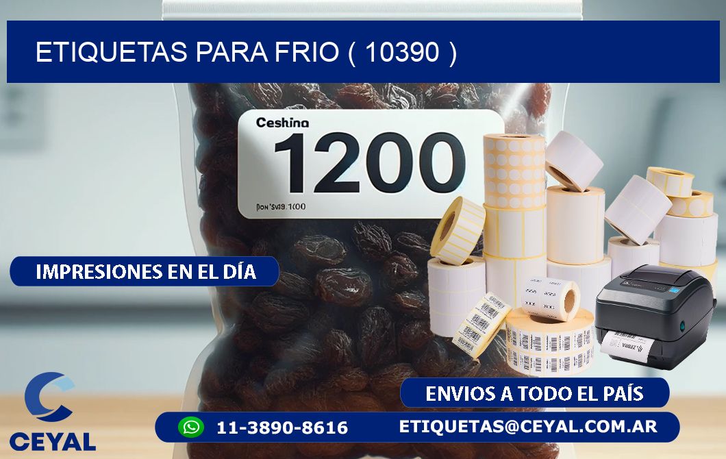 ETIQUETAS PARA FRIO ( 10390 )
