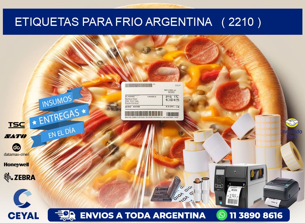 ETIQUETAS PARA FRIO ARGENTINA ( 2210 )