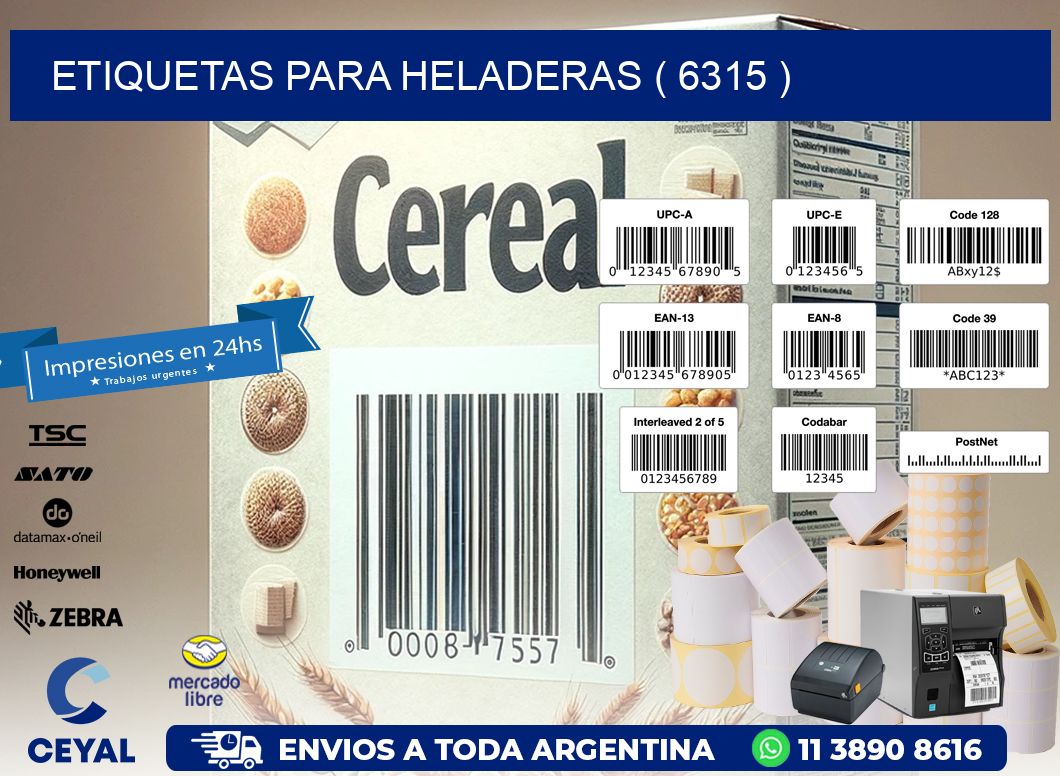ETIQUETAS PARA HELADERAS ( 6315 )