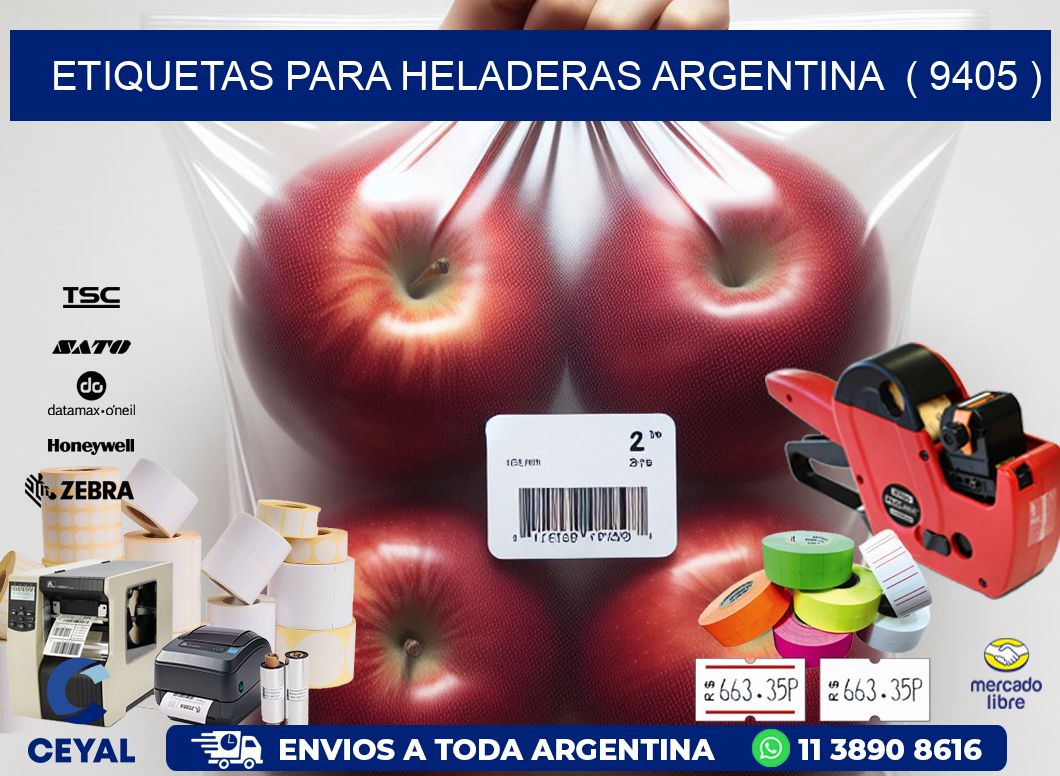 ETIQUETAS PARA HELADERAS ARGENTINA  ( 9405 )