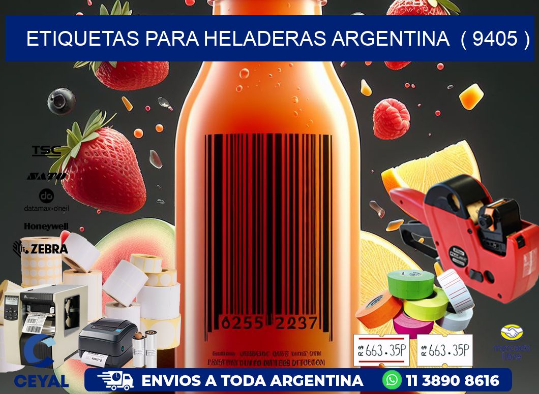 ETIQUETAS PARA HELADERAS ARGENTINA  ( 9405 )