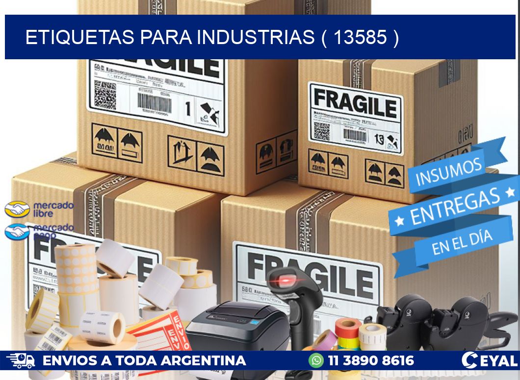ETIQUETAS PARA INDUSTRIAS ( 13585 )