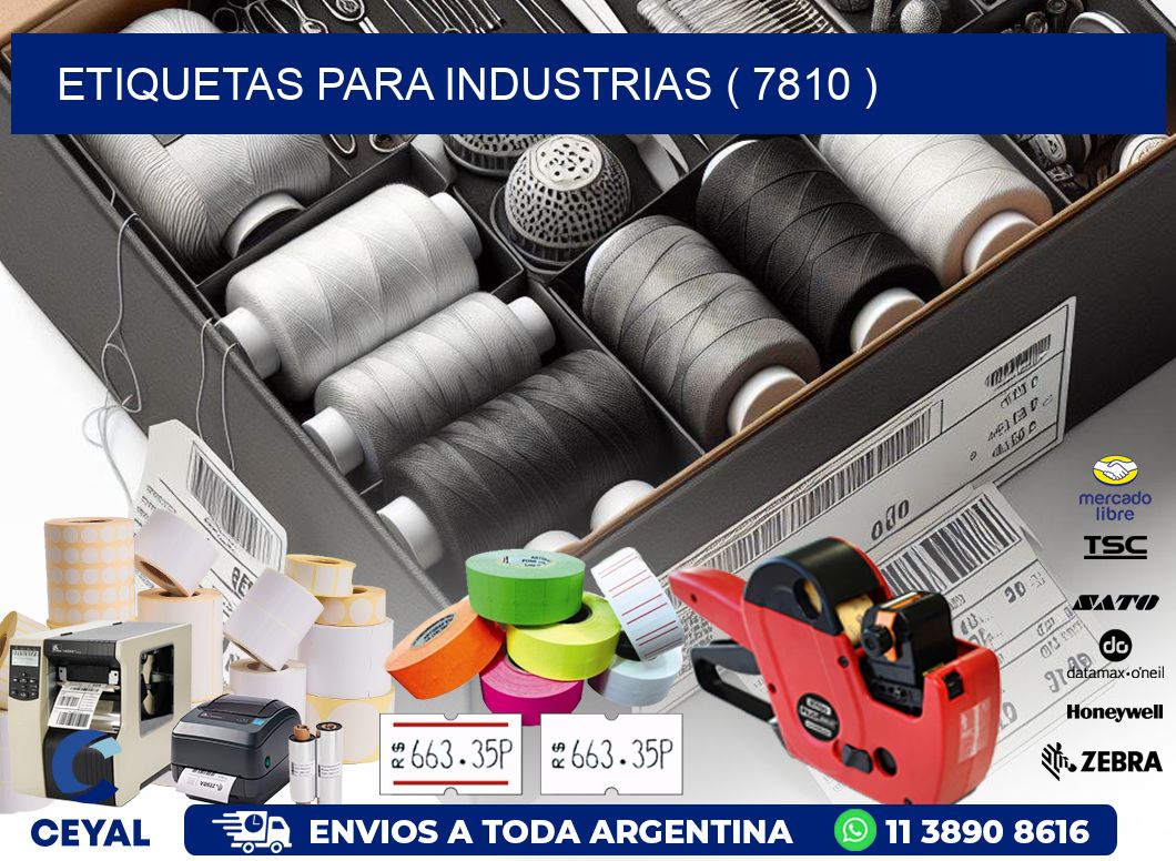 ETIQUETAS PARA INDUSTRIAS ( 7810 )