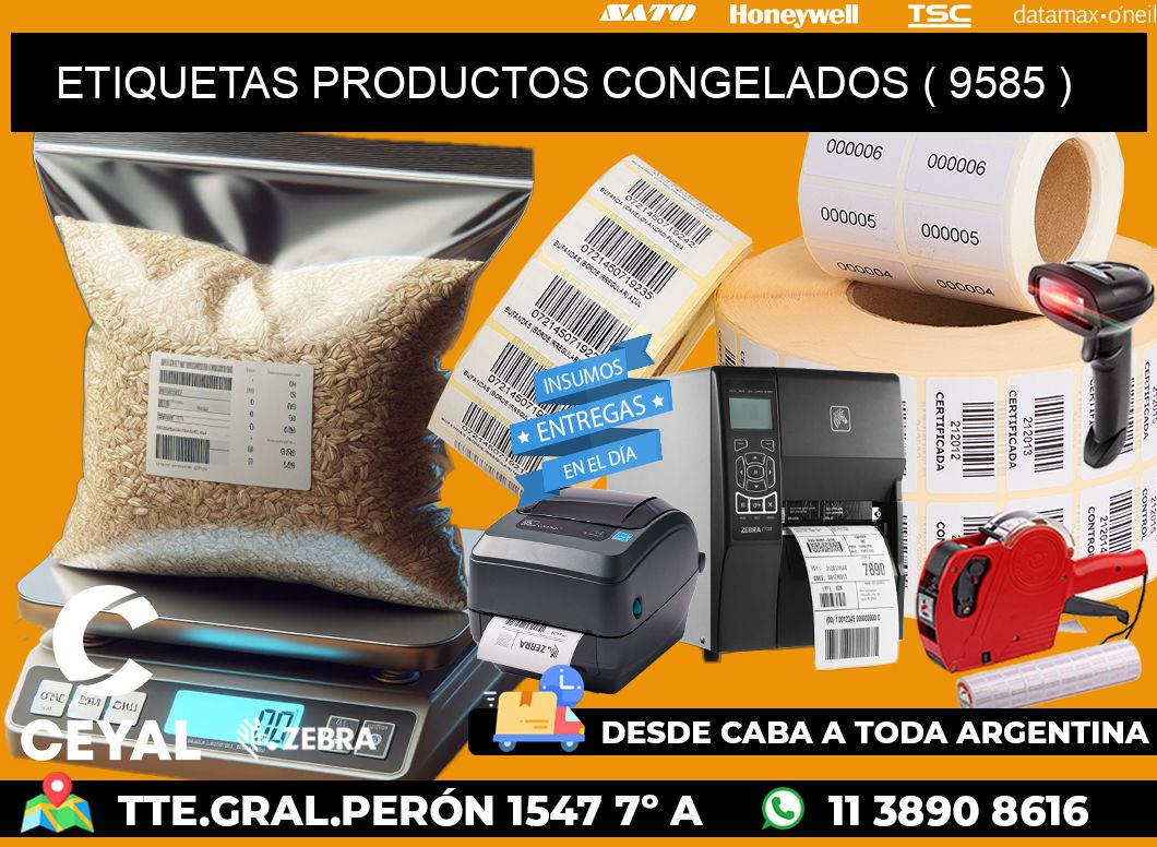 ETIQUETAS PRODUCTOS CONGELADOS ( 9585 )