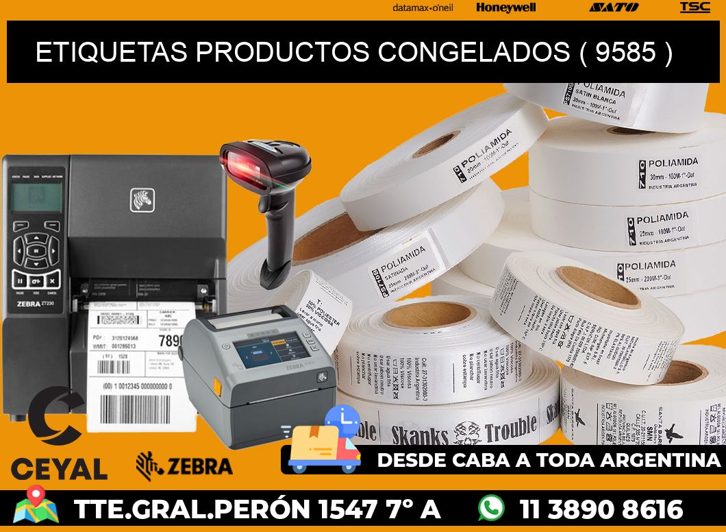 ETIQUETAS PRODUCTOS CONGELADOS ( 9585 )