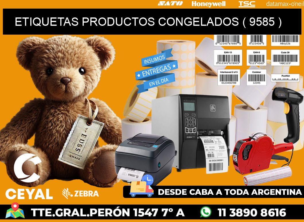 ETIQUETAS PRODUCTOS CONGELADOS ( 9585 )