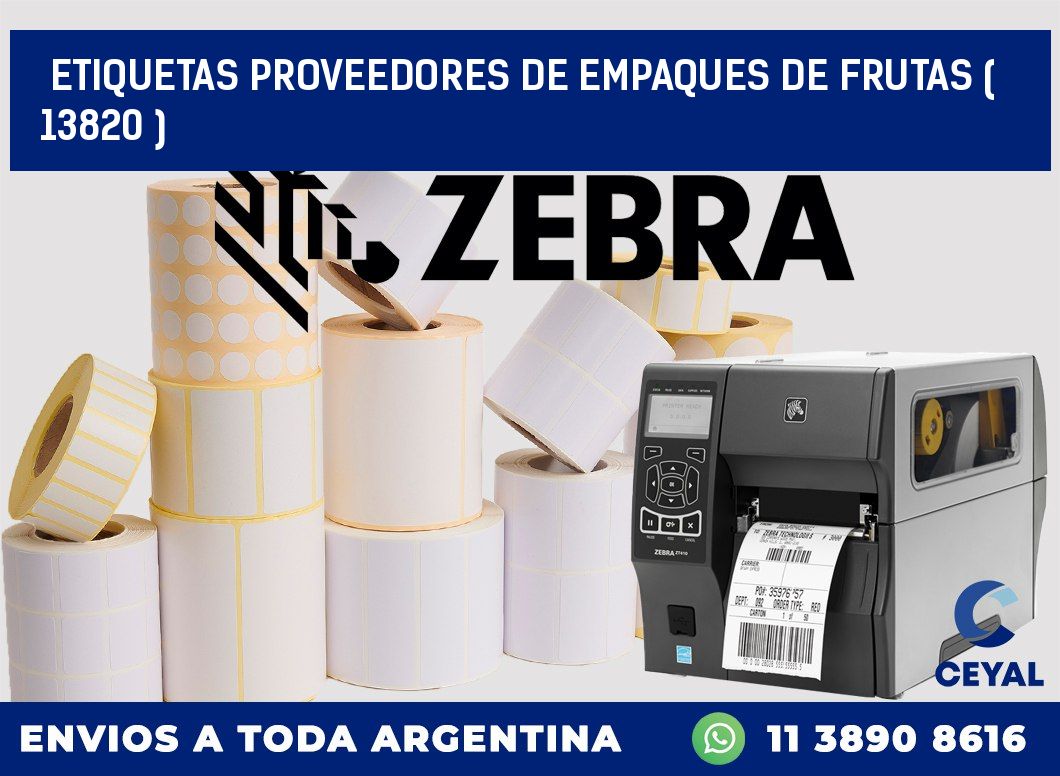ETIQUETAS PROVEEDORES DE EMPAQUES DE FRUTAS ( 13820 )