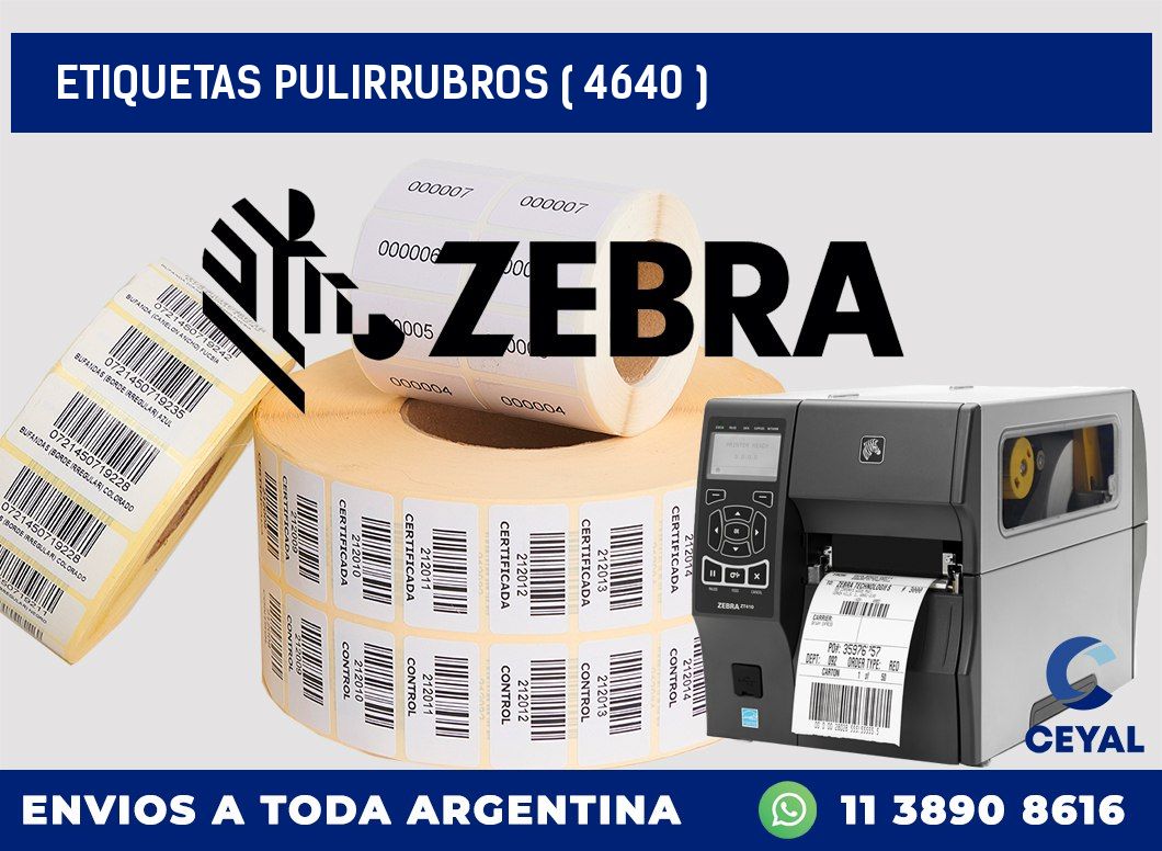ETIQUETAS PULIRRUBROS ( 4640 )