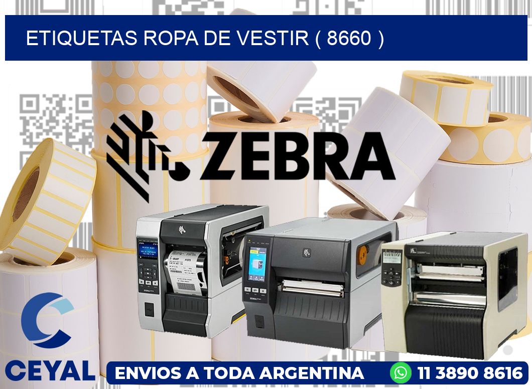 ETIQUETAS ROPA DE VESTIR ( 8660 )