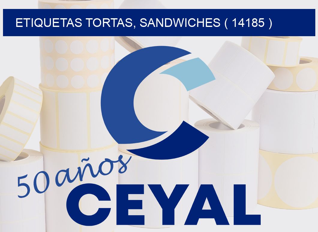 ETIQUETAS TORTAS, SANDWICHES ( 14185 )