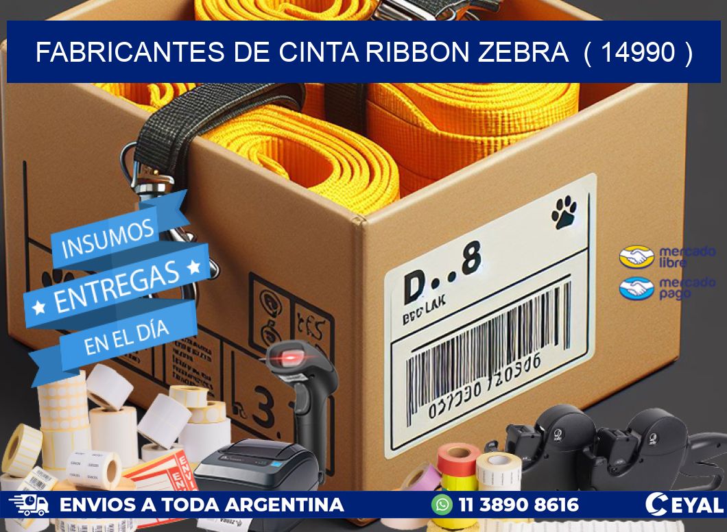 FABRICANTES DE CINTA RIBBON ZEBRA ( 14990 )