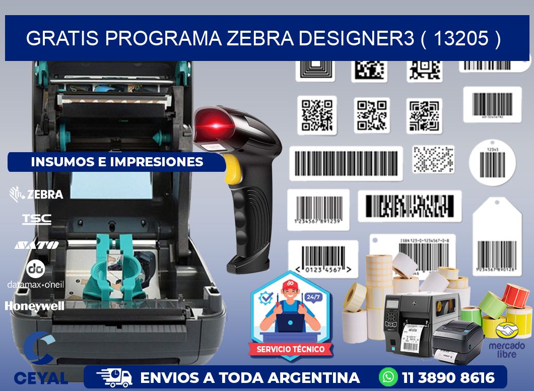 GRATIS PROGRAMA ZEBRA DESIGNER3 ( 13205 )