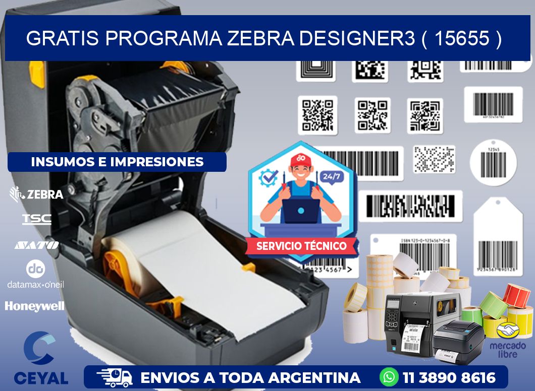 GRATIS PROGRAMA ZEBRA DESIGNER3 ( 15655 )