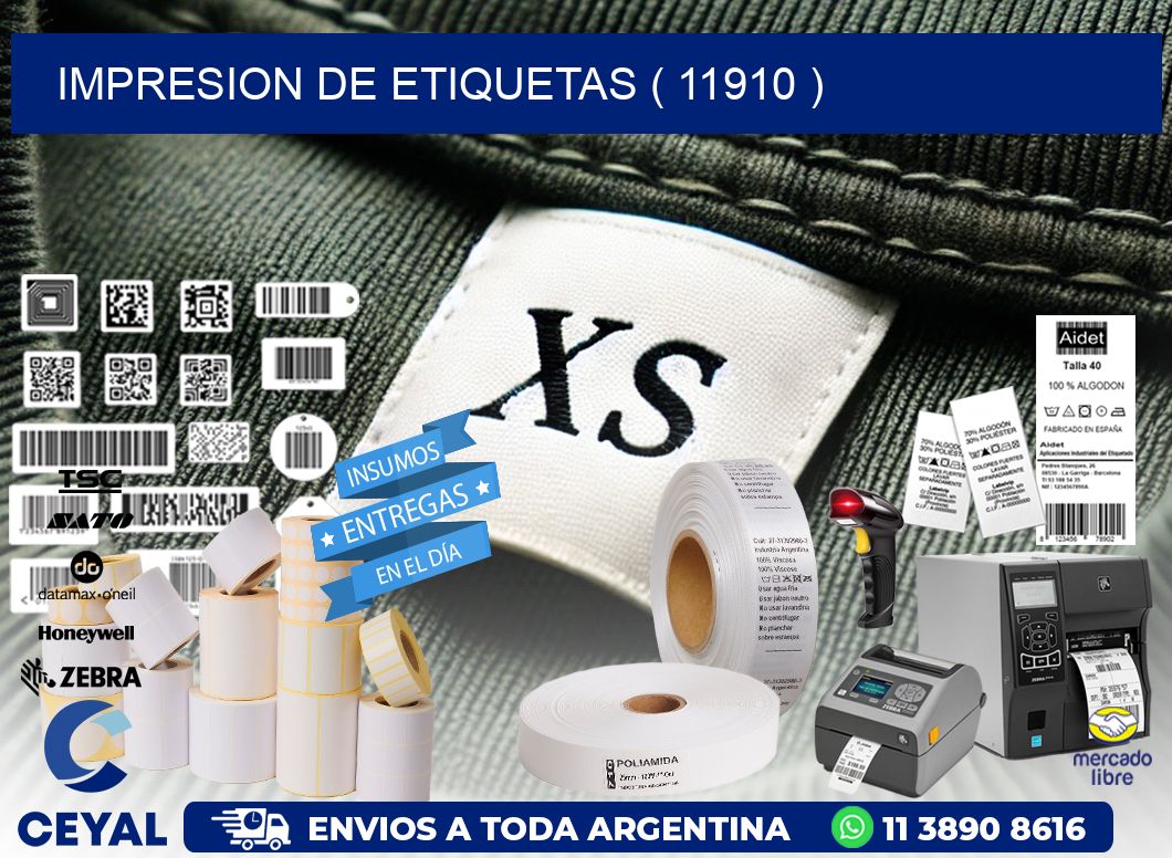 IMPRESION DE ETIQUETAS ( 11910 )