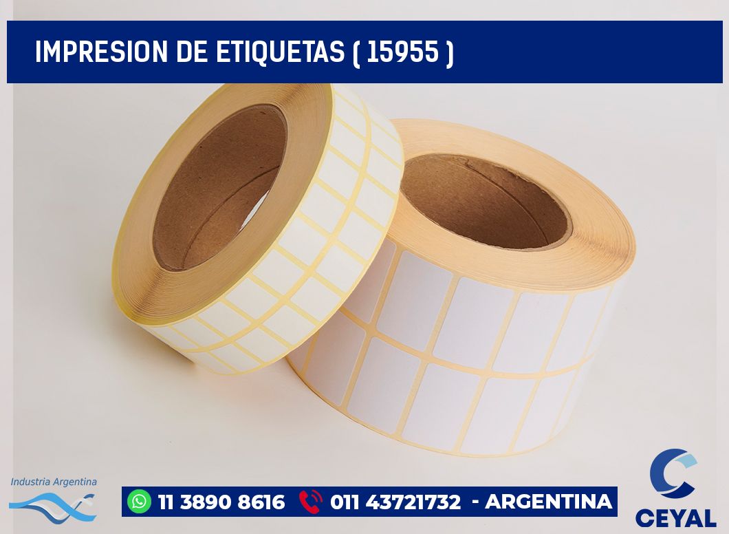 IMPRESION DE ETIQUETAS ( 15955 )