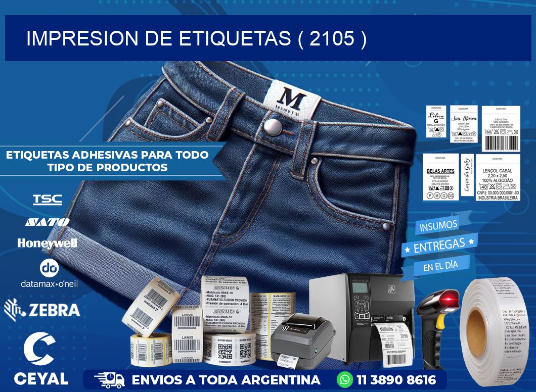IMPRESION DE ETIQUETAS ( 2105 )