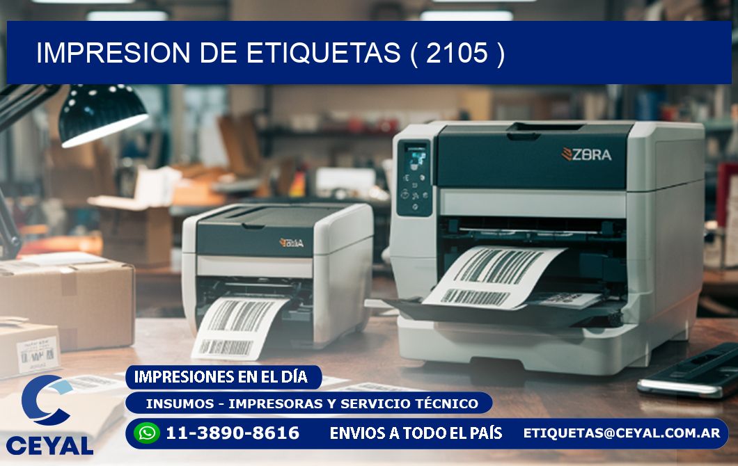 IMPRESION DE ETIQUETAS ( 2105 )