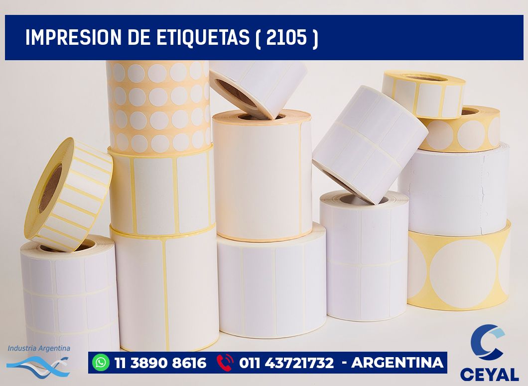 IMPRESION DE ETIQUETAS ( 2105 )