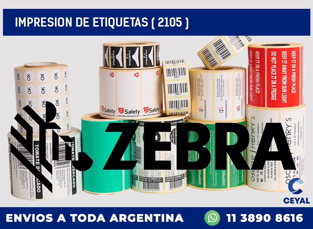 IMPRESION DE ETIQUETAS ( 2105 )