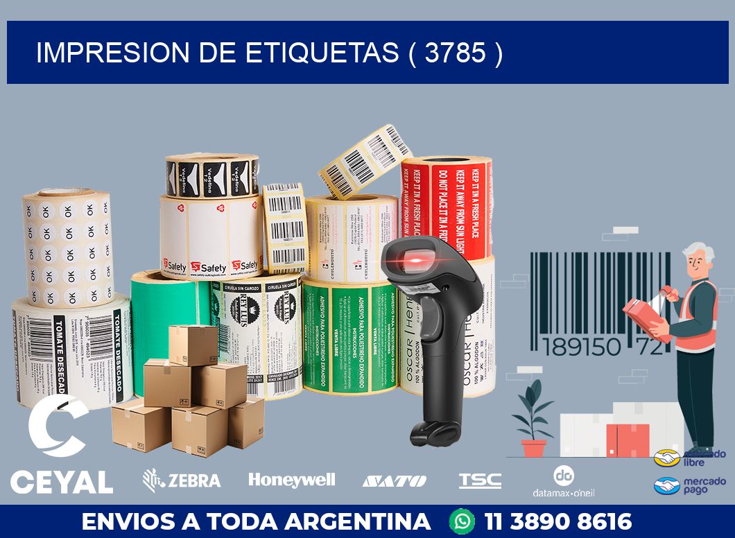 IMPRESION DE ETIQUETAS ( 3785 )