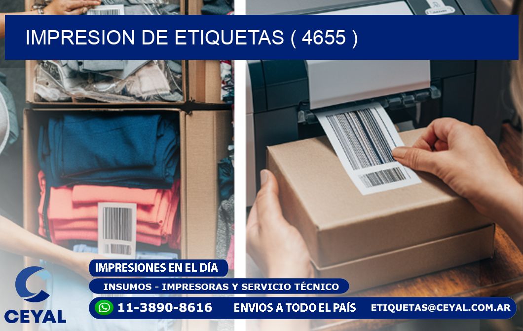 IMPRESION DE ETIQUETAS ( 4655 )