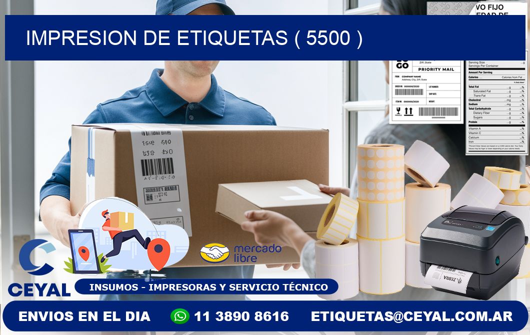 IMPRESION DE ETIQUETAS ( 5500 )