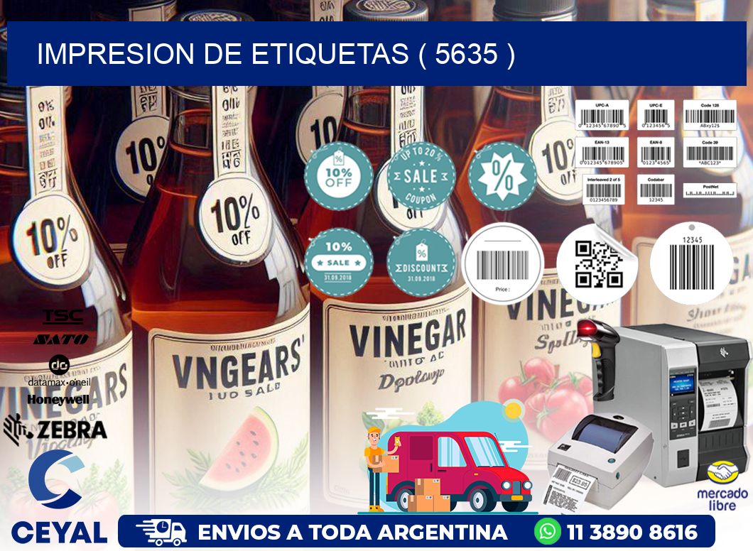 IMPRESION DE ETIQUETAS ( 5635 )