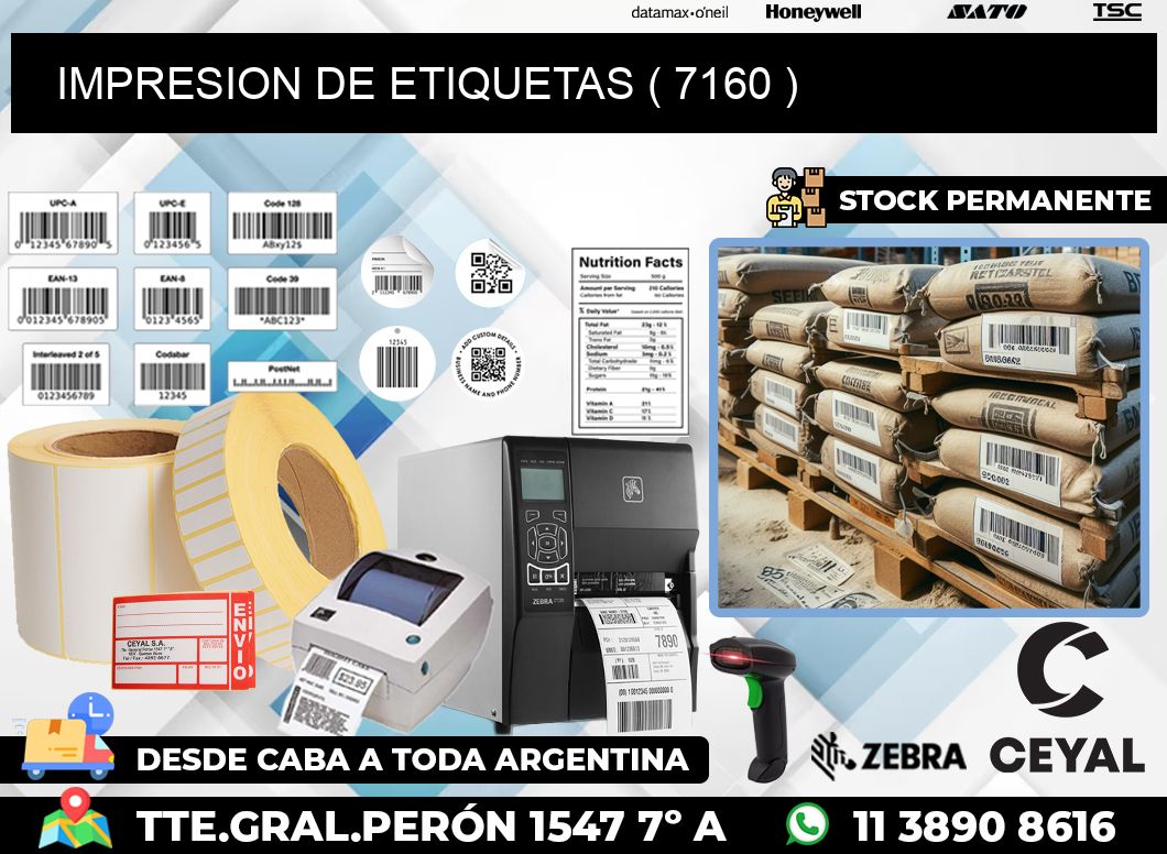 IMPRESION DE ETIQUETAS ( 7160 )