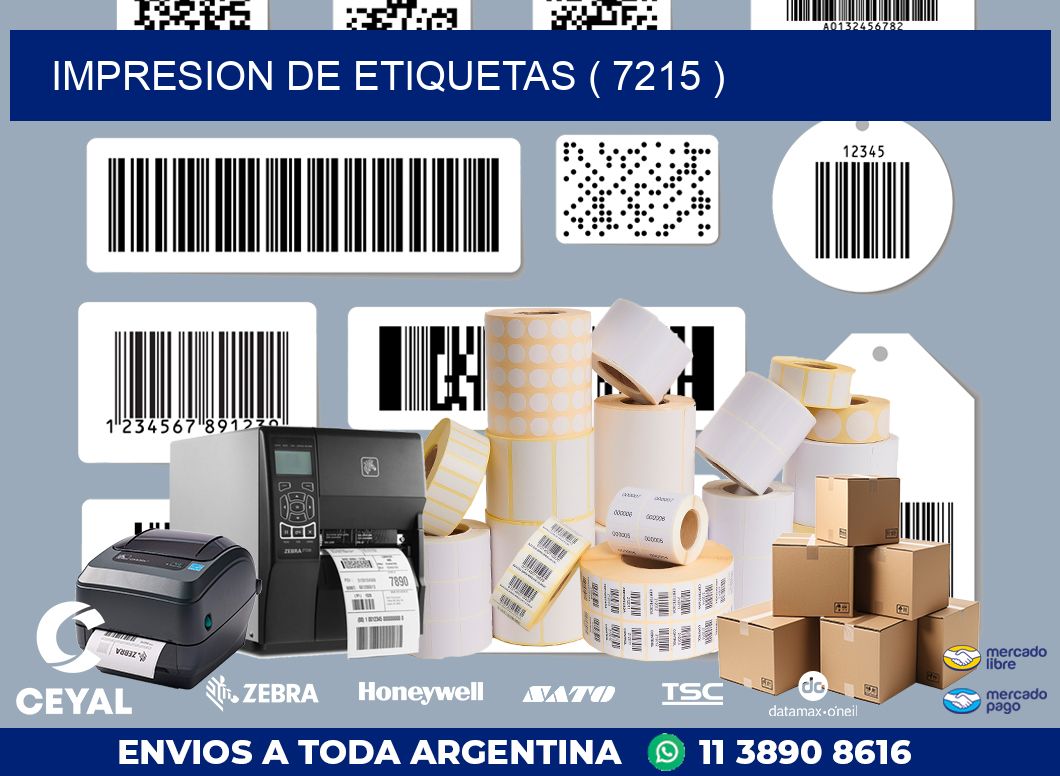 IMPRESION DE ETIQUETAS ( 7215 )