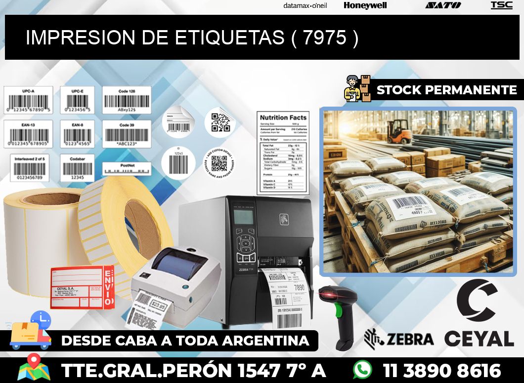 IMPRESION DE ETIQUETAS ( 7975 )