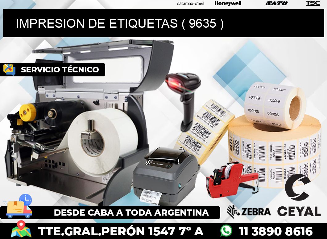 IMPRESION DE ETIQUETAS ( 9635 )