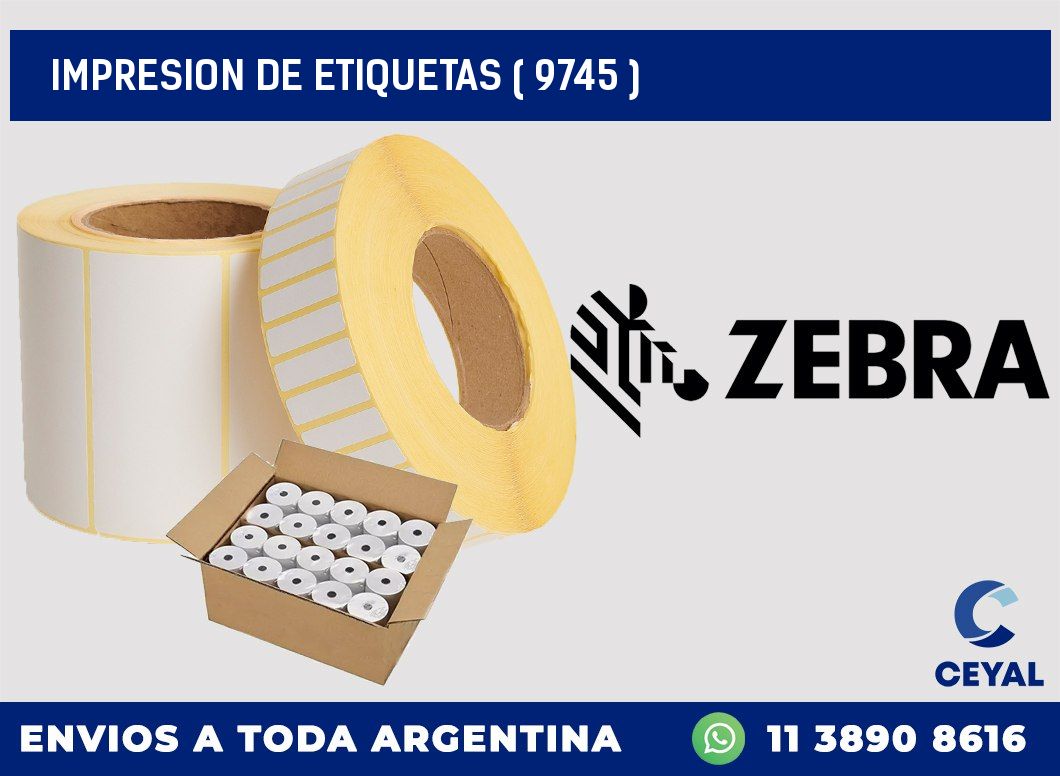 IMPRESION DE ETIQUETAS ( 9745 )