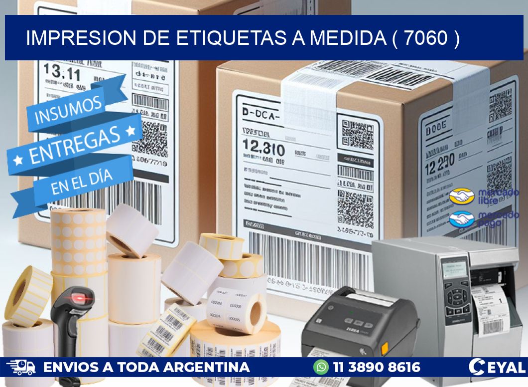 IMPRESION DE ETIQUETAS A MEDIDA ( 7060 )