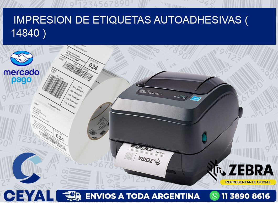IMPRESION DE ETIQUETAS AUTOADHESIVAS ( 14840 )