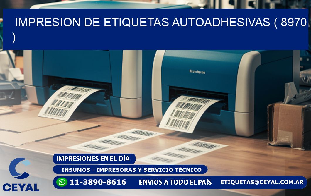 IMPRESION DE ETIQUETAS AUTOADHESIVAS ( 8970 )