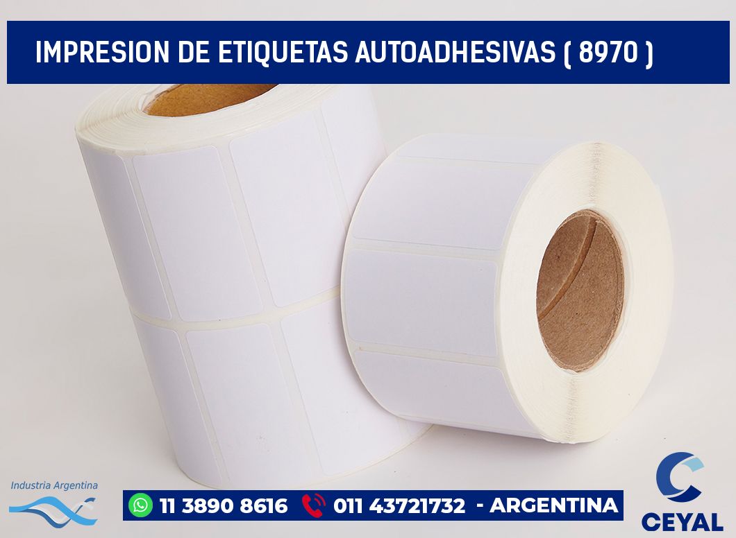 IMPRESION DE ETIQUETAS AUTOADHESIVAS ( 8970 )