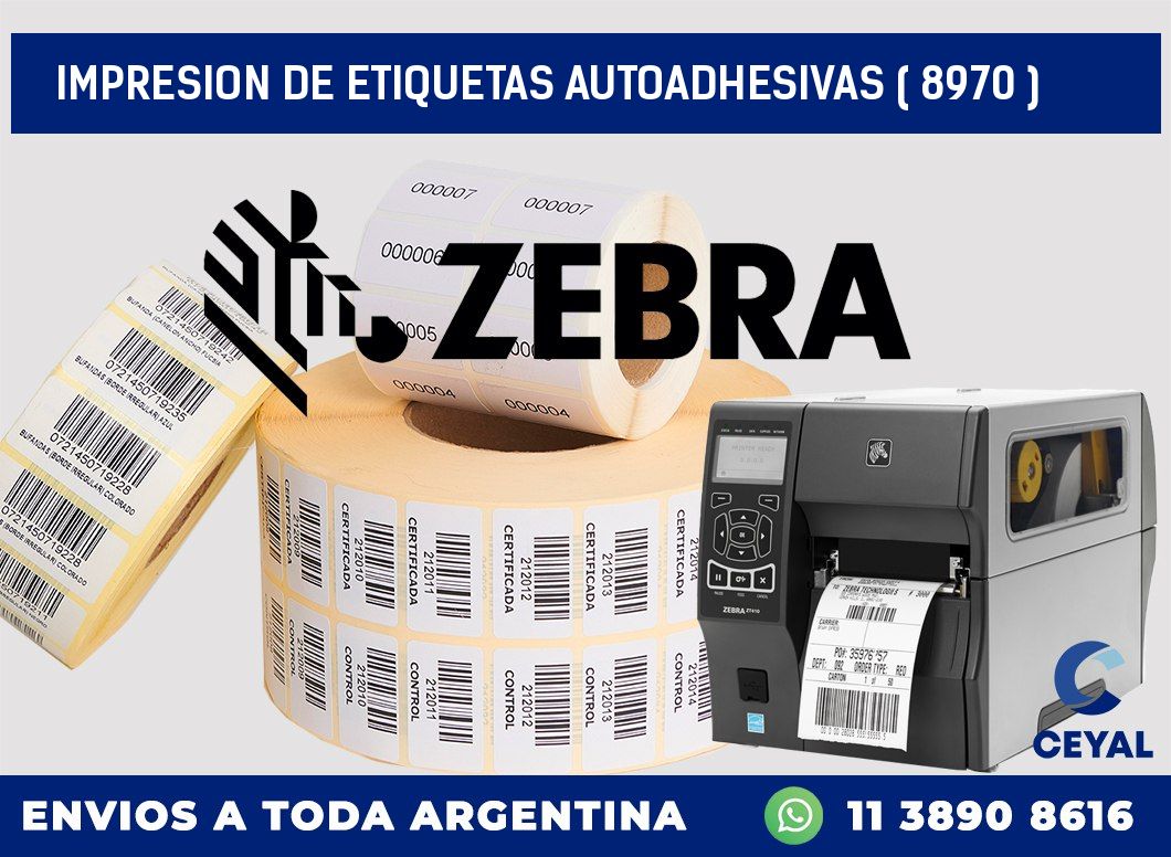 IMPRESION DE ETIQUETAS AUTOADHESIVAS ( 8970 )
